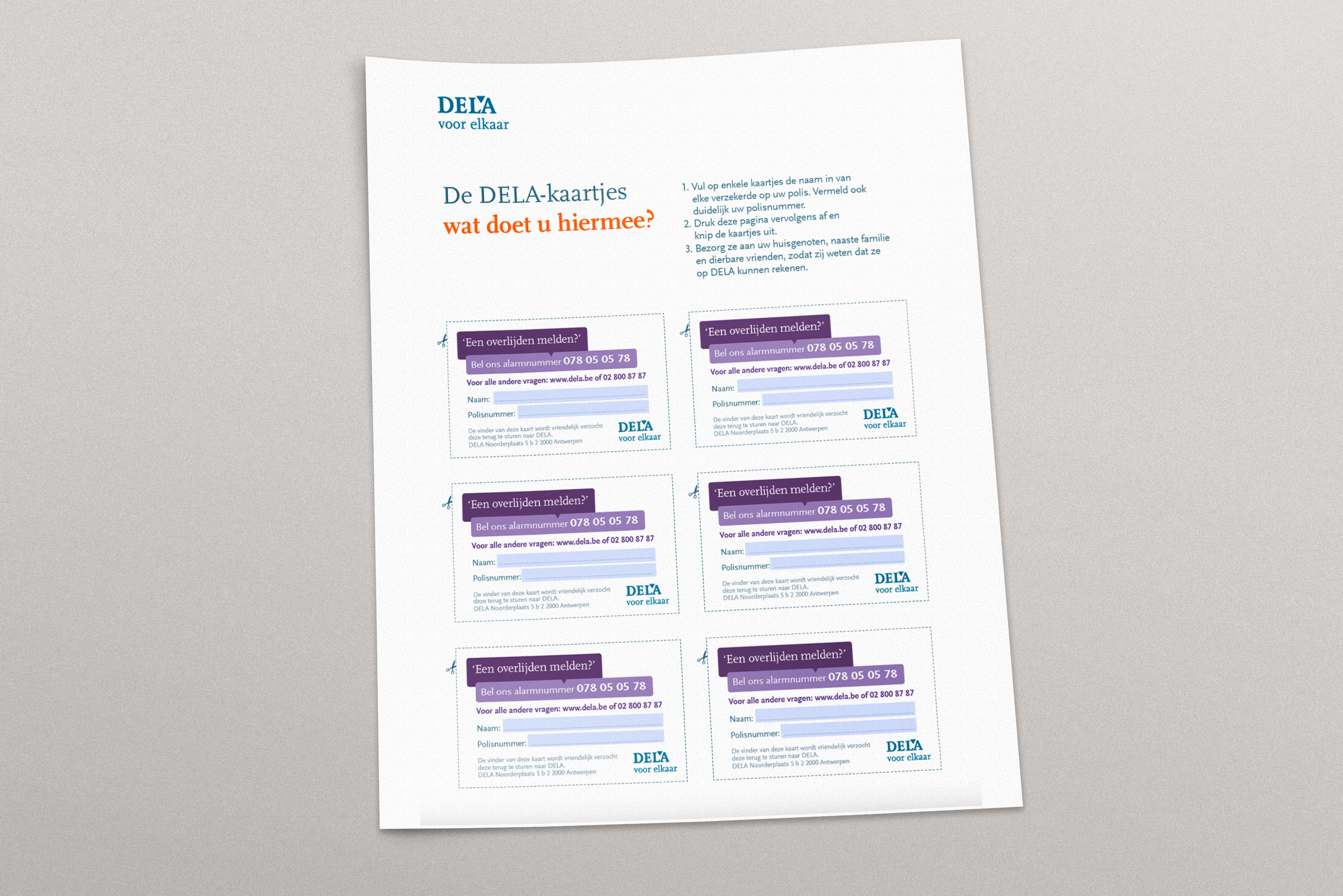 Beeld van een document